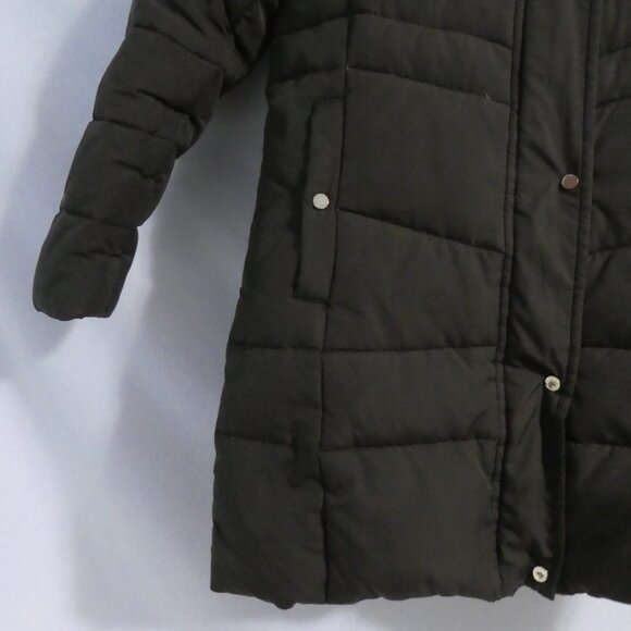 ZARA - Outerwear Collection | size 7 girls | Brown Hooded Puffer Coat - Picture 7 of 14